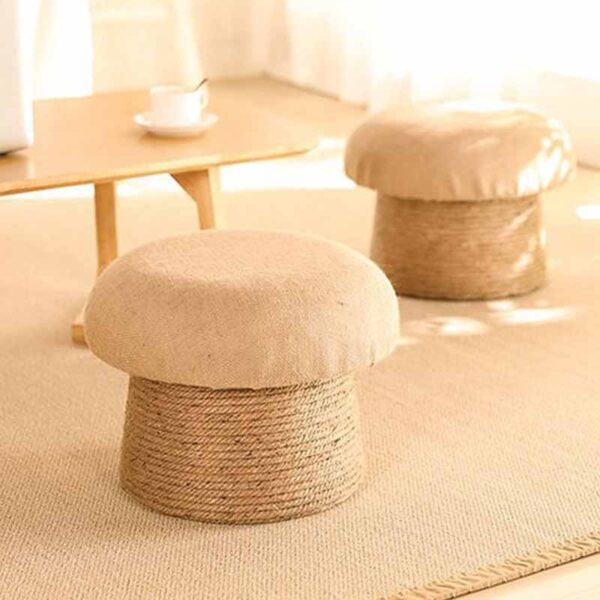 Mushroom-fabric-stool