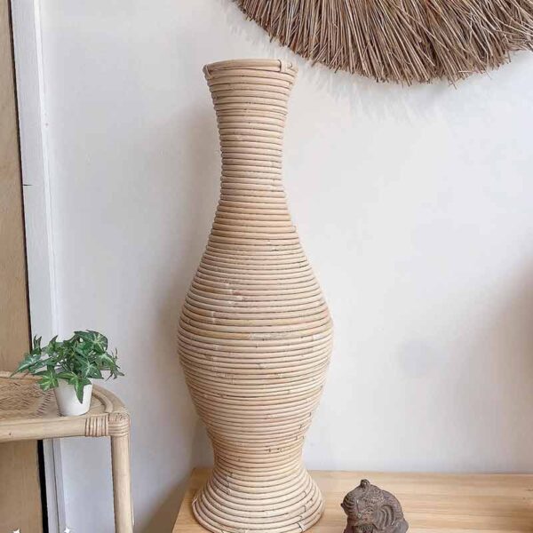 Rattan Large Vase