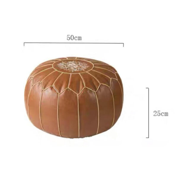 Moroccan-Poufs-Leather-Luxury-Ottomans-Footstools